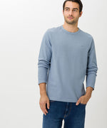 Load image into Gallery viewer, Brax Timon Long Sleeve Tee - River Blue
