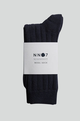 No Nationality Sock Ten - Navy Blue