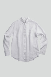 No Nationality Arne Linen Shirt - White