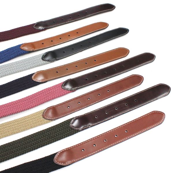 Dents Elasticated Casual Belt - Flamingo - Mitchell McCabe Menswear