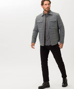 Load image into Gallery viewer, Brax Clint Zero Down Quilted Down Overshirt - Silver Grey
