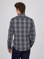 Load image into Gallery viewer, Ben Sherman Gradient Check Shirt - Navy
