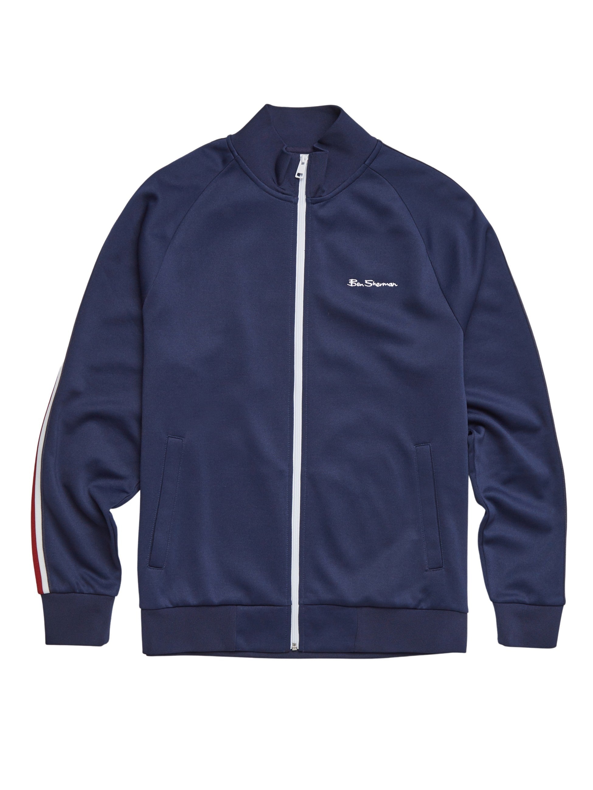 Ben Sherman House Taped Tricot Track Top Navy
