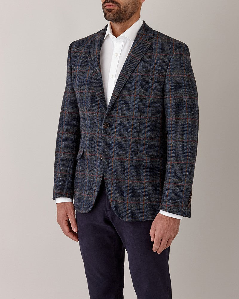 Cambridge Harris Tweed Jacket - Denim