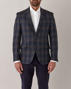 Cambridge Harris Tweed Jacket - Denim