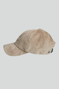 No Nationality Cord Cap - Khaki