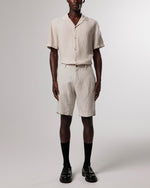 Load image into Gallery viewer, No Nationality Crown Linen Shorts - Oat
