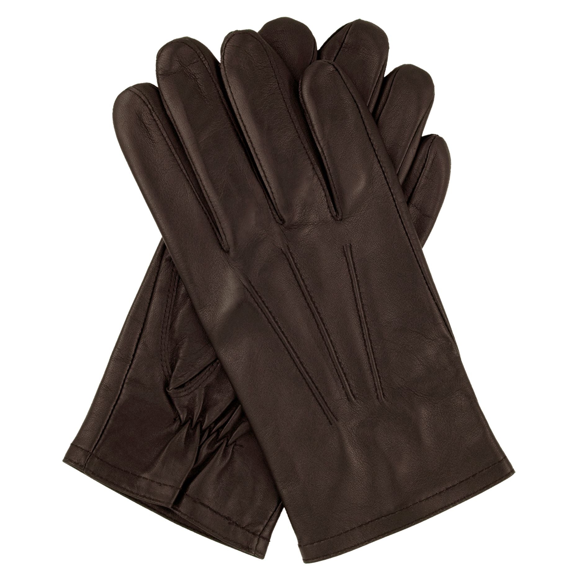 Dents Leather Gloves - Chocolate - MitchellMcCabe