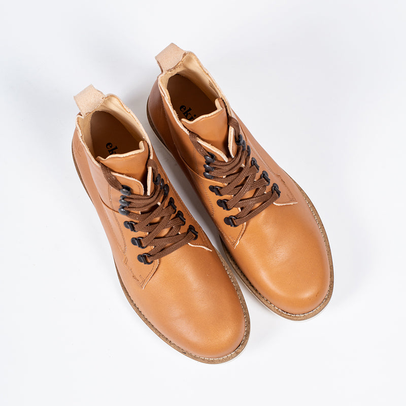 Ekn Cedar Leather Boot in Camel - Mitchell McCabe Menswear