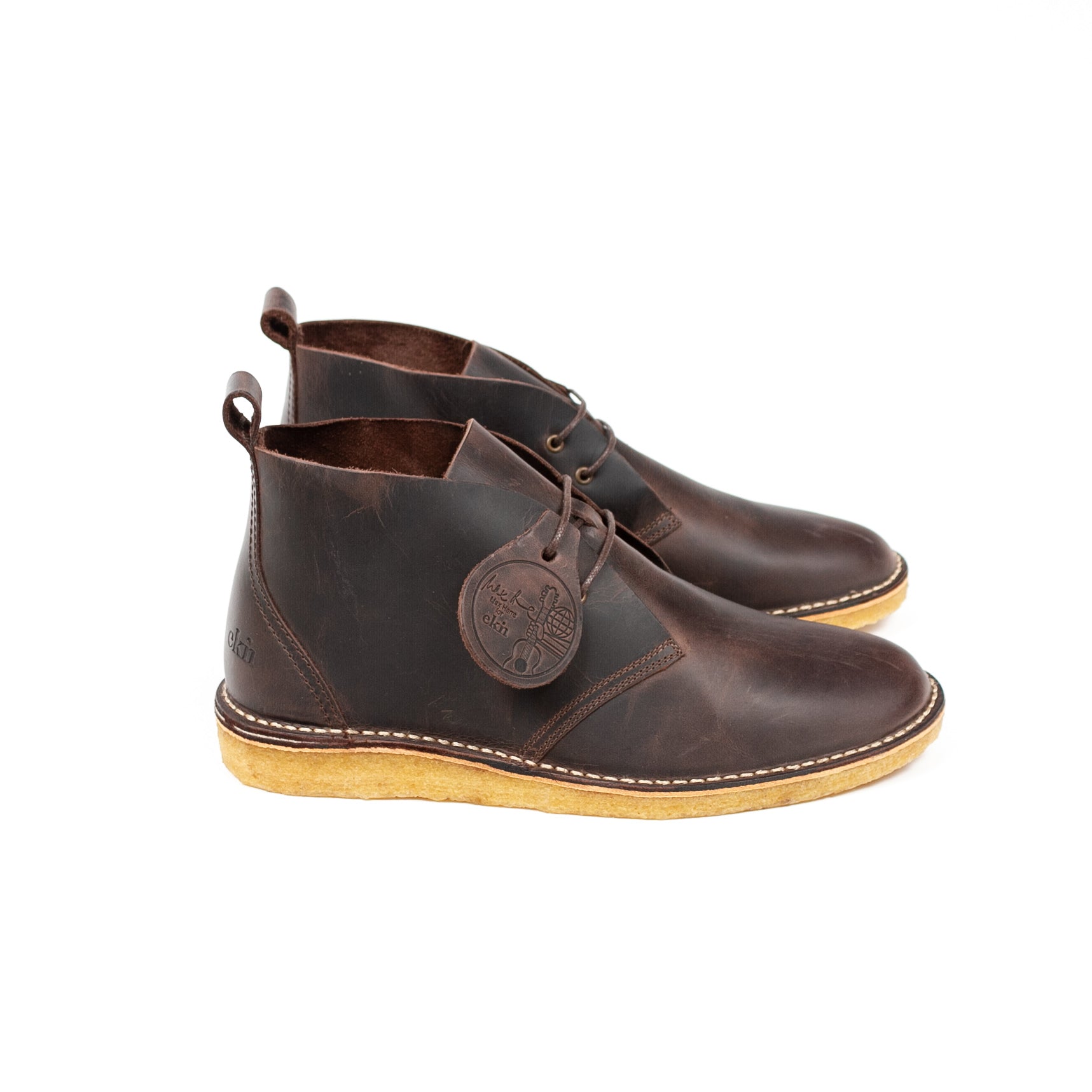 Ekn by Max Herre Leather Boot in Brown - Mitchell McCabe Menswear