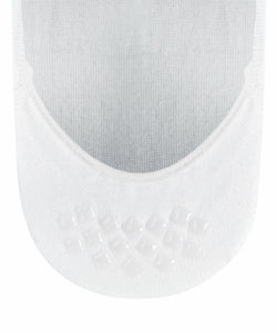 Falke Invisible Step Socks - White - Mitchell McCabe Menswear