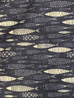 Load image into Gallery viewer, Thomson and Richards Print Polo - Fish Navy
