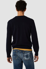 Load image into Gallery viewer, Kings Of Indigo Hideo Wool Knit in Navy - Mitchell McCabe Menswear
