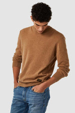 Load image into Gallery viewer, Kings Of Indigo Hideo Wool Knit in Beige - Mitchell McCabe Menswear
