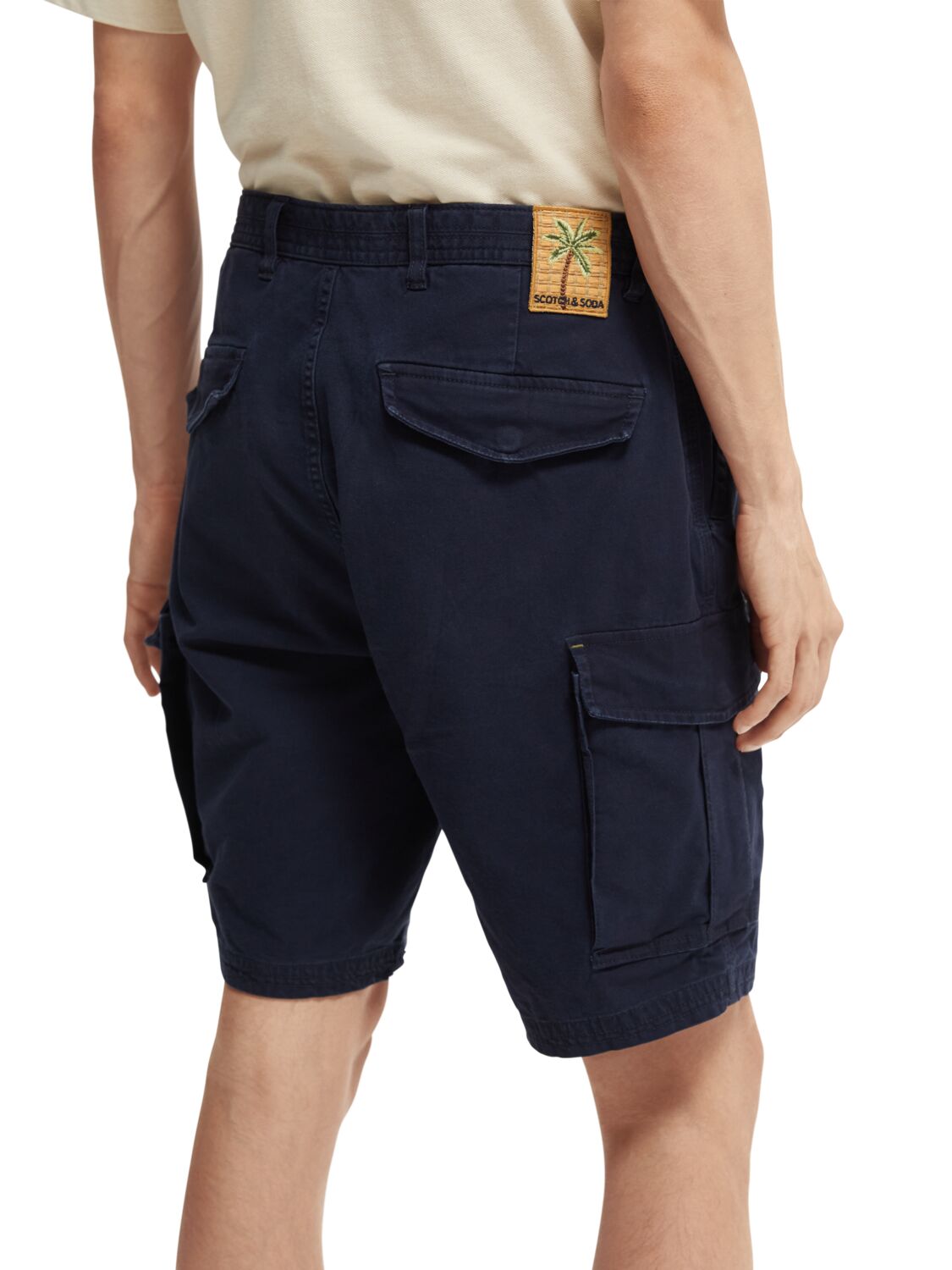Scotch and Soda Fave Garment Dyed Cargo Shorts - Night