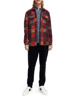 Load image into Gallery viewer, Scotch and Soda Jacquard Patchwork Checked Overshirt - Multi
