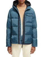 Load image into Gallery viewer, Scotch and Soda Water Repellant Puffer Jacket - Steel
