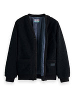 Load image into Gallery viewer, Scotch and Soda Quilted Teddy Cardigan - Navy
