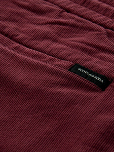Scotch and Soda Fave Pincord Jogger - Bordeaux