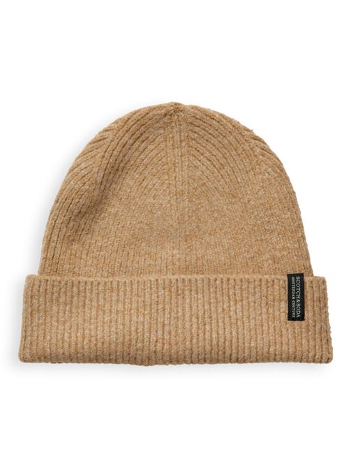 scotch and soda beanie in camel