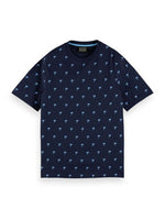 Load image into Gallery viewer, Scotch and Soda Printed Tee - Navy Palms
