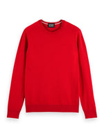 Load image into Gallery viewer, Scotch and Soda ECOVERO™ Classic Crew Neck Pullover - Hollywood Red
