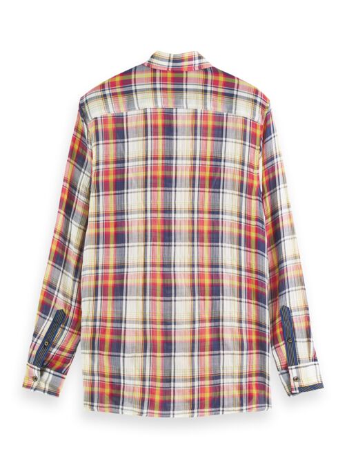 Scotch and Soda Regular Fit Mix and Match Checked Shirt - Multi