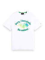 Load image into Gallery viewer, Scotch and Soda I Have Plants Tee - White
