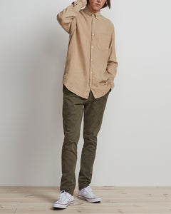 No Nationality Levon Linen Shirt - Stone - Mitchell McCabe Menswear