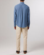 Load image into Gallery viewer, No Nationality Levon Tencel Garment Dyed Shirt - Swedish Blue
