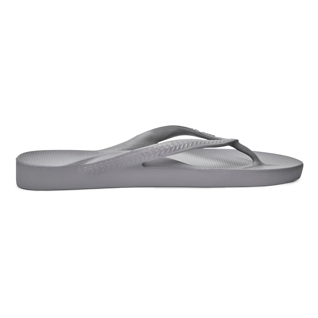 Archies Arch Support Flip Flops/Thongs - Grey