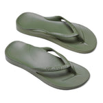 Load image into Gallery viewer, Archies Arch Support Flip Flops/Thongs - Khaki
