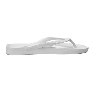 Archies Arch Support Flip Flops/Thongs - White