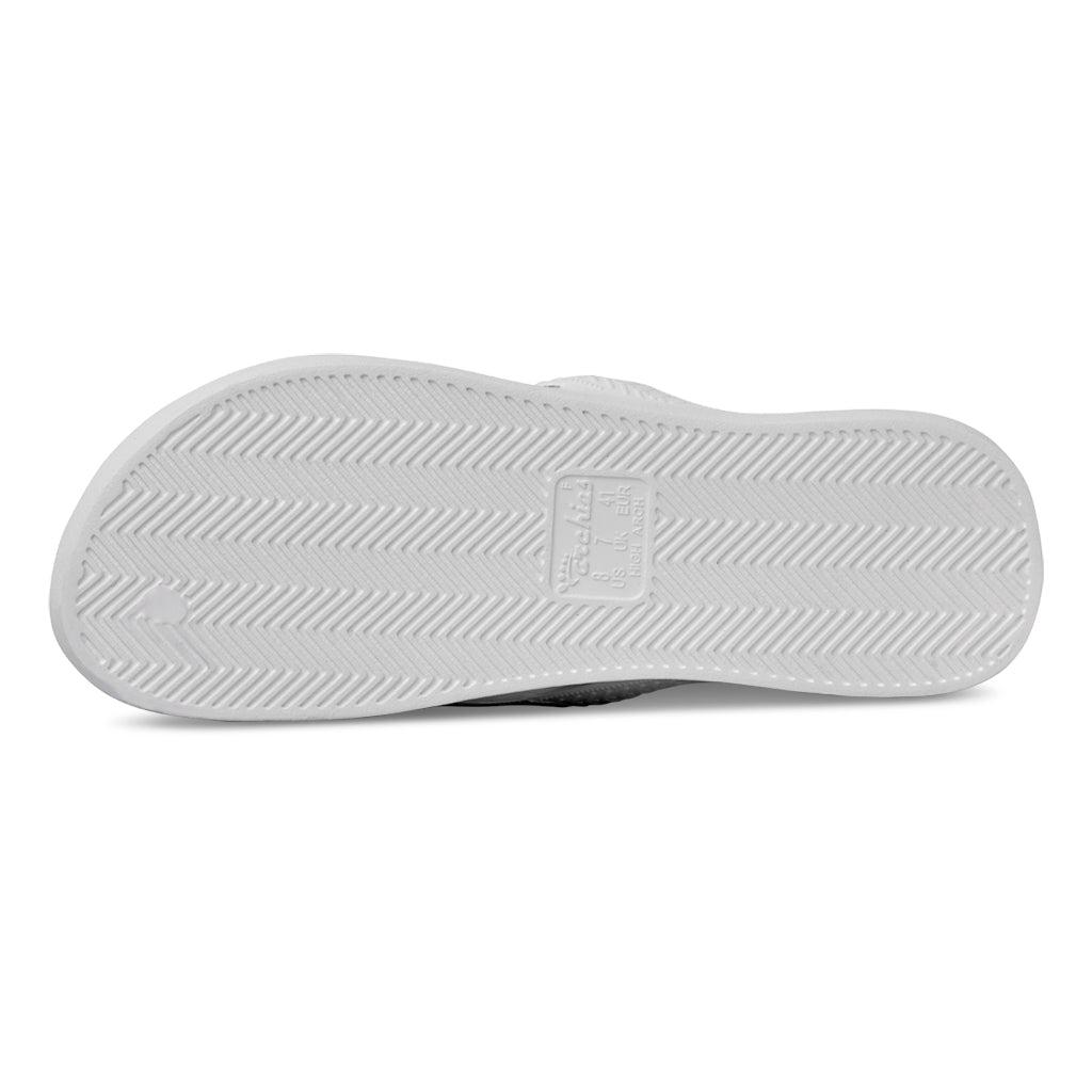 Archies Arch Support Flip Flops/Thongs - White