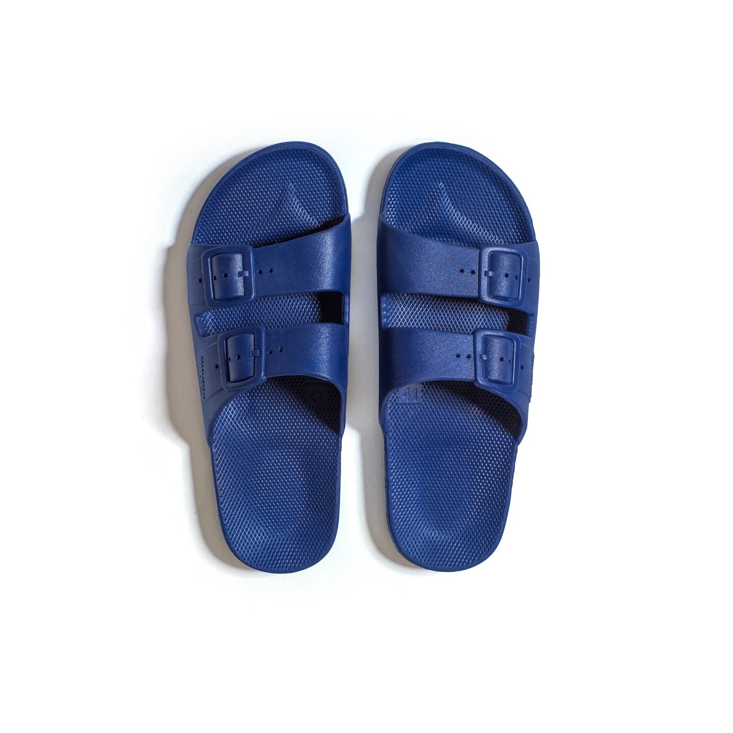 Freedom Moses Solid Slides - Navy - Mitchell McCabe Menswear