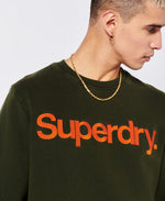Load image into Gallery viewer, Superdry Classic Core Sweat - Olive
