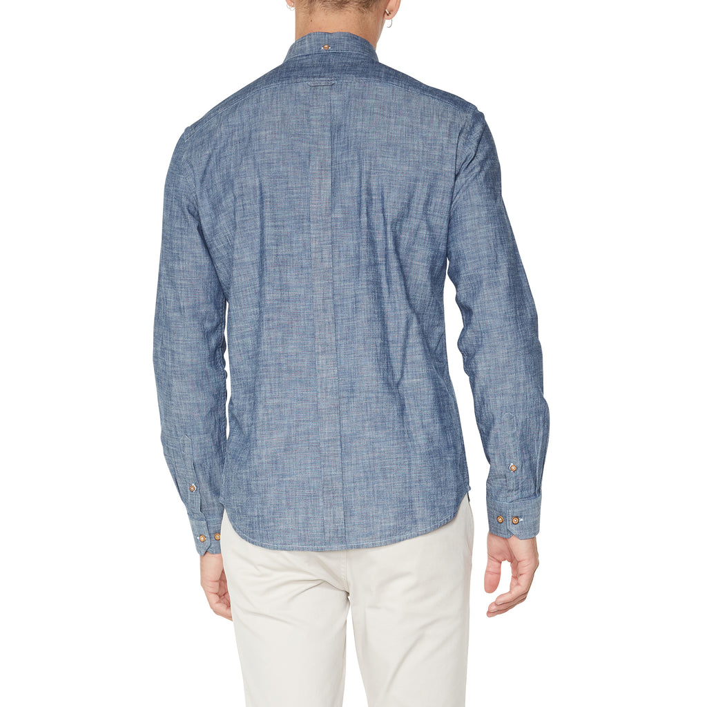Ben Sherman Signature Chambray - Blue - Mitchell McCabe Menswear