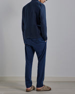 Load image into Gallery viewer, No Nationality Oscar Linen Blazer - Navy Blue
