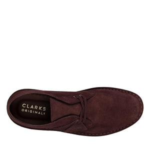 Clarks Originals Desert Boot - Burgundy Suede