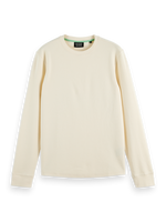Load image into Gallery viewer, Scotch and Soda Waffle Long Sleeve Tee - Peach Cream
