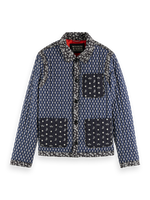Load image into Gallery viewer, Scotch and Soda Light Weight Quilted Jacket - Indigo Print
