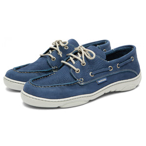 Christophe Auguin French Boat Shoe in Saphire Royal - Mitchell McCabe Menswear