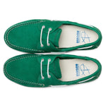 Load image into Gallery viewer, Christophe Auguin French Boat Shoe in Vert Green
