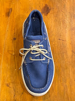 Load image into Gallery viewer, Christophe Auguin French Boat Shoe in Saphire Royal - Mitchell McCabe Menswear
