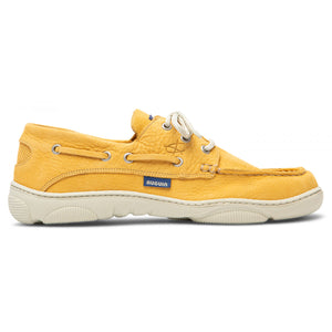 Christophe Auguin French Boat Shoe in Jaune Yellow