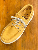 Load image into Gallery viewer, Christophe Auguin French Boat Shoe in Jaune Yellow

