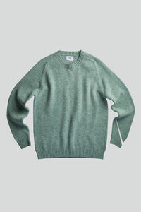 No Nationality Nathan Crew Neck Knit - Dusty Green