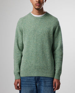 No Nationality Nathan Crew Neck Knit - Dusty Green