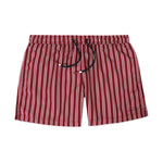 Load image into Gallery viewer, Original Weekend Swim Shorts - Classic Stripe in Wine - Mitchell McCabe Menswear

