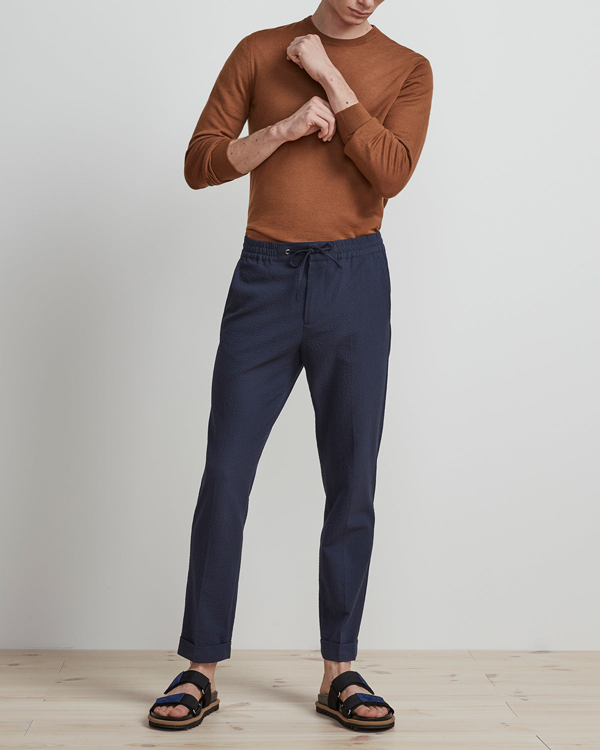 No Nationality Ted Knit - Canela Brown - Mitchell McCabe Menswear